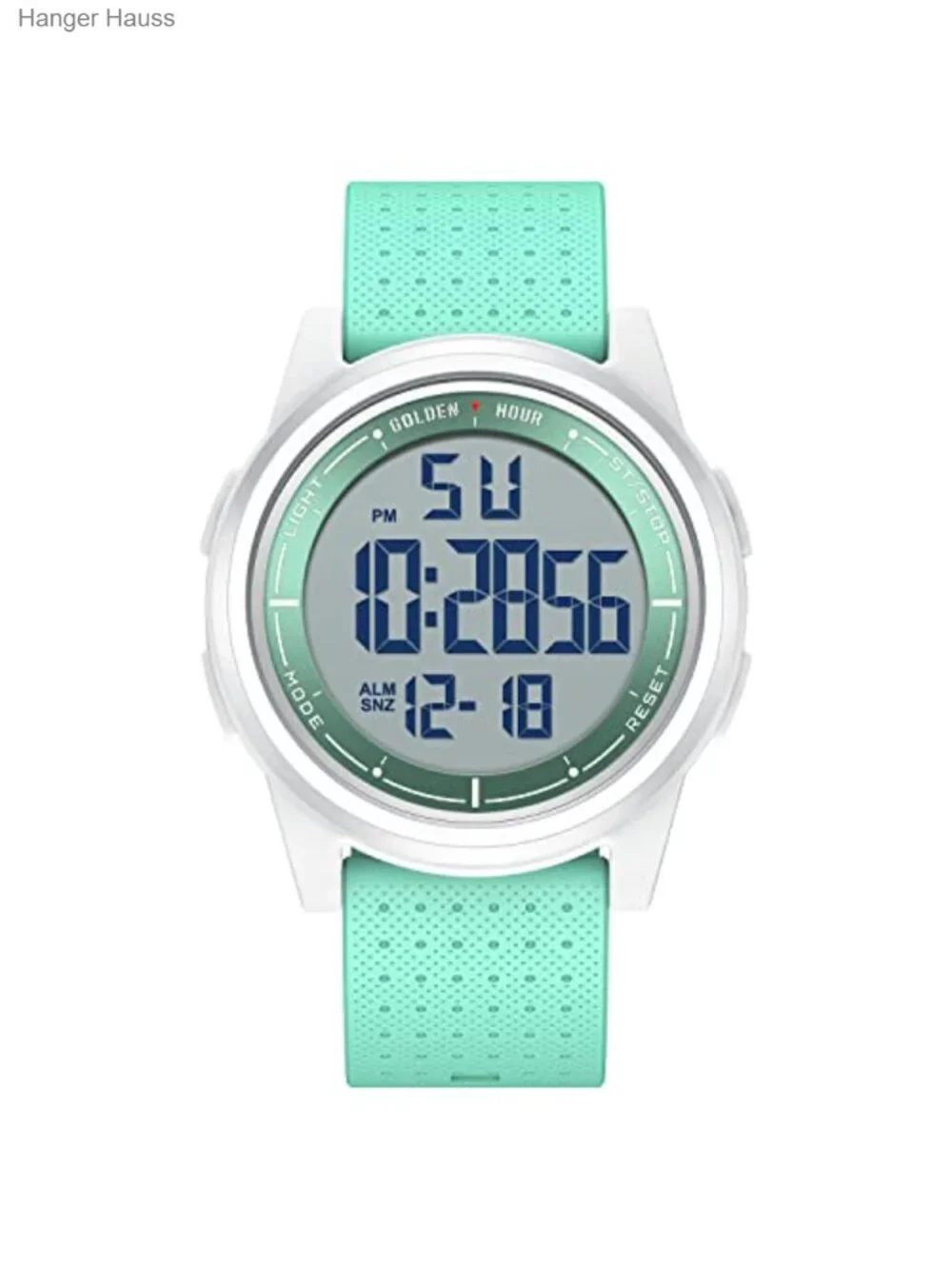 Ultra-Thin Digital Men's Sports Watch Waterproof Rubber Strap